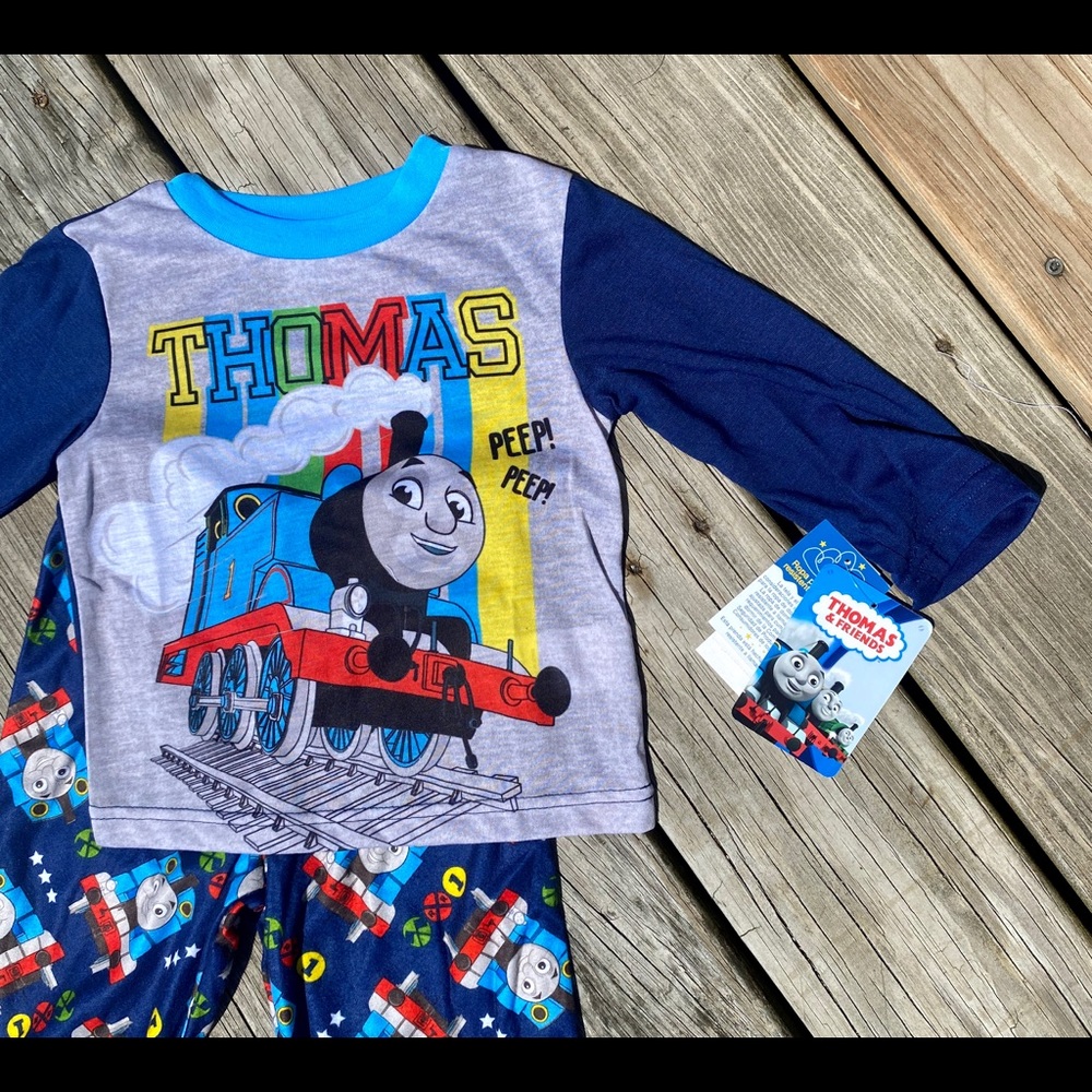 NWT Thomas the Tank Engine 2 Piece Pajamas 24 mos